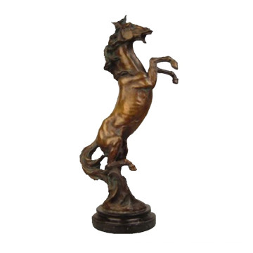 Tier Bronze Skulptur Dekoration Pferd Messing Statue Tpy-368